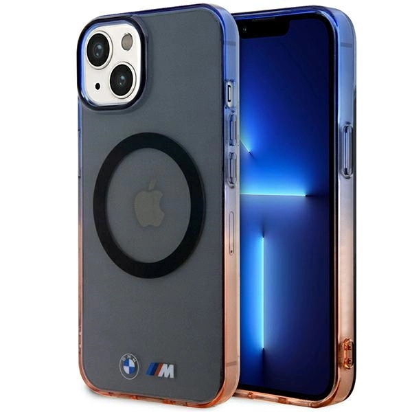 BMW Gradient Bumper MagSafe case for iPhone 14 Plus - grayeng
