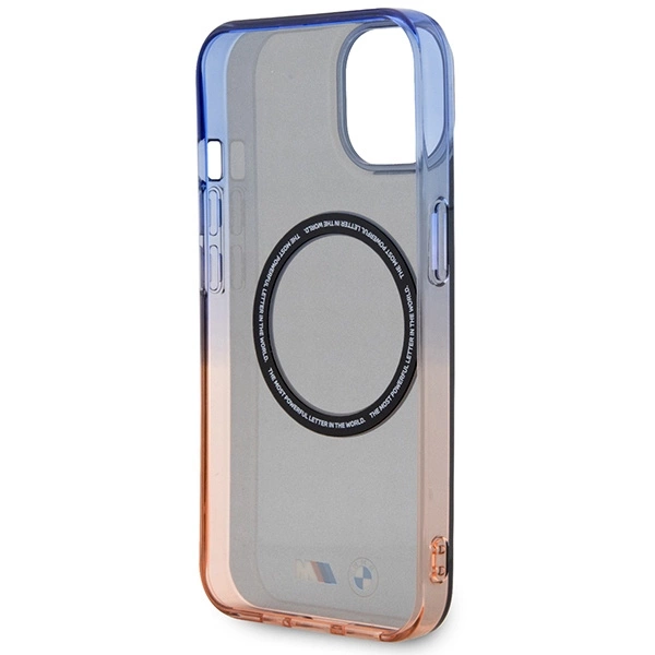 BMW Gradient Bumper MagSafe case for iPhone 14 Plus - grayeng