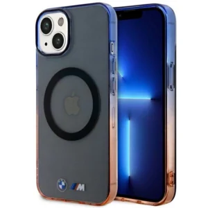 Case BMW BMHMP14SHTGE iPhone 14 6.1" grey/grey hardcase Gradient Bumper MagSafeeng