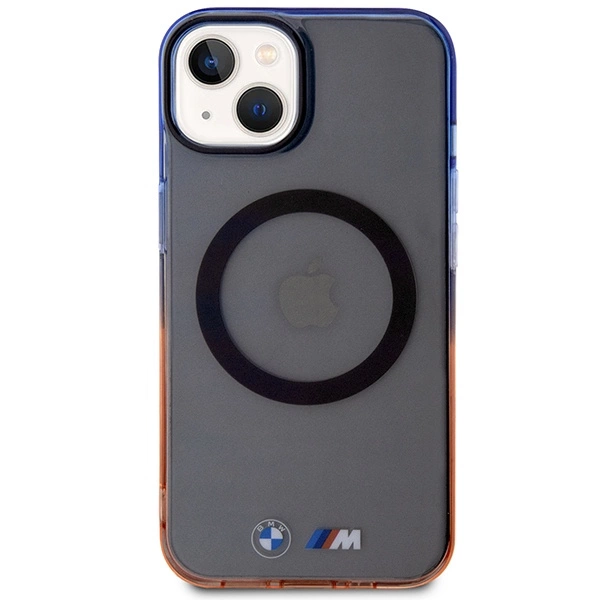 Case BMW BMHMP14SHTGE iPhone 14 6.1" grey/grey hardcase Gradient Bumper MagSafeeng