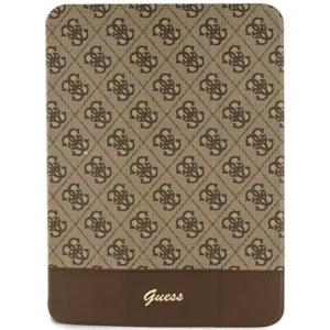 Etui Guess 4G Stripe Allover na iPad 10.9" - brązowepol