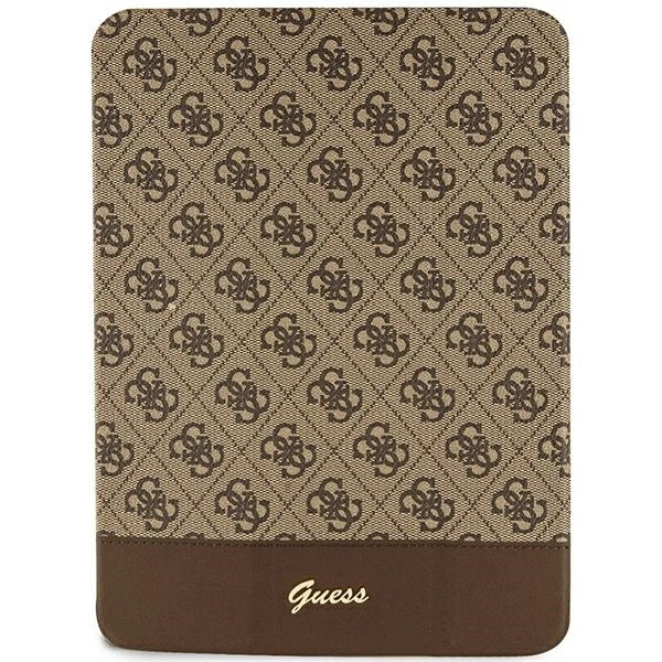 Etui Guess 4G Stripe Allover na iPad 10.9" - brązowepol
