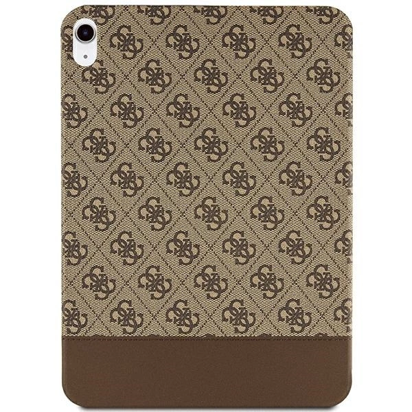Etui Guess 4G Stripe Allover na iPad 10.9" - brązowepol
