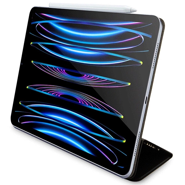 Etui Guess 4G Stripe Allover na iPad Pro 12.9" - czarnepol