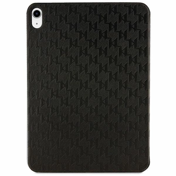 Karl Lagerfeld KLFC11SAKHPKK iPad 10.9" Folio Magnet Allover Cover black/black Saffiano Monogram Ikonikeng