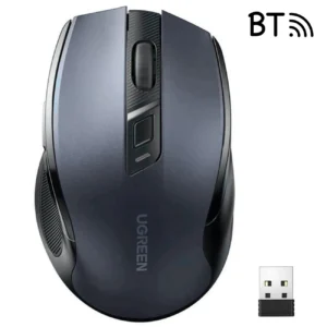 Ugreen MU006 wireless optical mouse USB 2.4GHz / Bluetooth 5.0 4000 DPI - blackeng