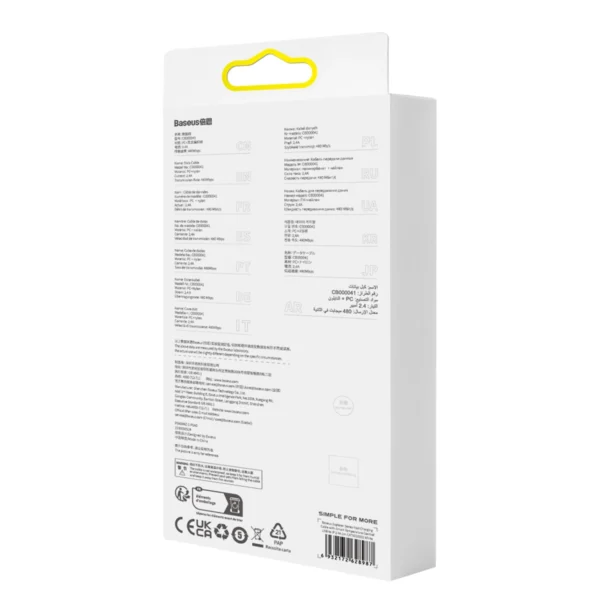 Baseus Explorer Series cable USB - Lightning 2.4A 2 m white (CATS010102)eng
