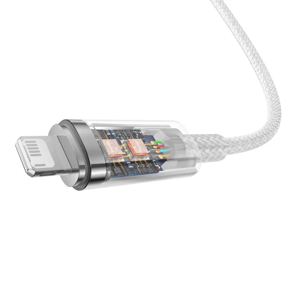 Baseus Explorer Series cable USB - Lightning 2.4A 2 m white (CATS010102)eng