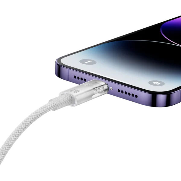 Baseus Explorer Series cable USB - Lightning 2.4A 2 m white (CATS010102)eng