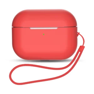 Silicone Case for AirPods Pro 2 / AirPods Pro 1 + Wrist Strap Lanyard - Redeng