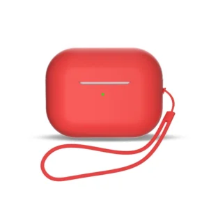 Silicone case for AirPods 1 / AirPods 2 + wrist strap lanyard - redeng