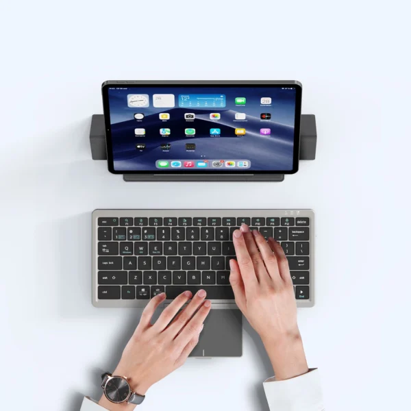 Dux Ducis OK Series wireless Bluetooth keyboard with touchpad - blackeng