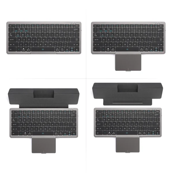 Dux Ducis OK Series wireless Bluetooth keyboard with touchpad - blackeng