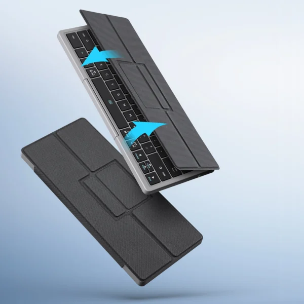 Dux Ducis OK Series wireless Bluetooth keyboard with touchpad - blackeng