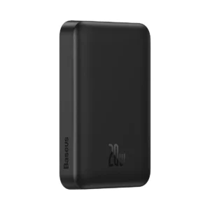 [RETURNED ITEM] Baseus Magnetic Mini Power Bank with MagSafe 15W / PD QC 20W 10000mAh Black (Overseas Edition) + Xiaobai Series Cable USB-C - USB-C 60W 3A 0.5m Blackeng