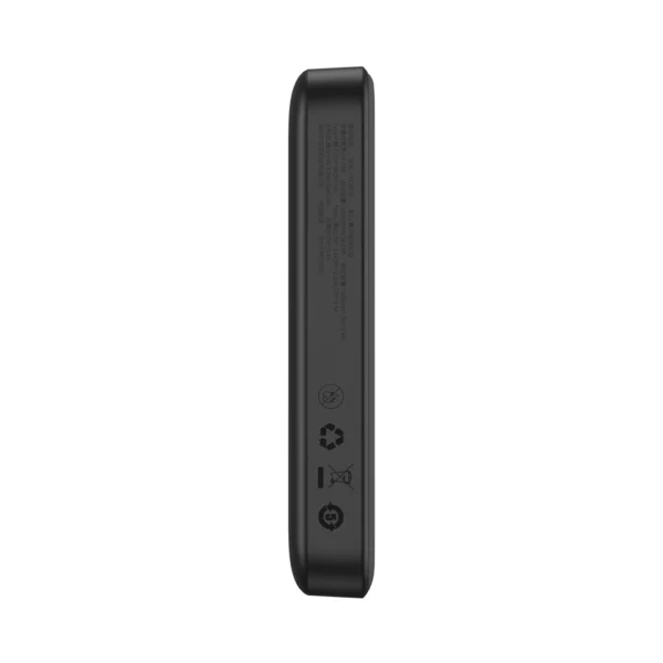 [RETURNED ITEM] Baseus Magnetic Mini Power Bank with MagSafe 15W / PD QC 20W 10000mAh Black (Overseas Edition) + Xiaobai Series Cable USB-C - USB-C 60W 3A 0.5m Blackeng