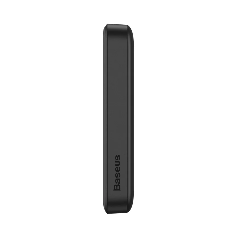 [RETURNED ITEM] Baseus Magnetic Mini Power Bank with MagSafe 15W / PD QC 20W 10000mAh Black (Overseas Edition) + Xiaobai Series Cable USB-C - USB-C 60W 3A 0.5m Blackeng