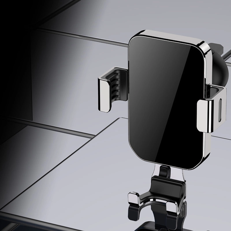 [RETURNED ITEM] Gravity smartphone car holder for air vent silver (YC12)eng