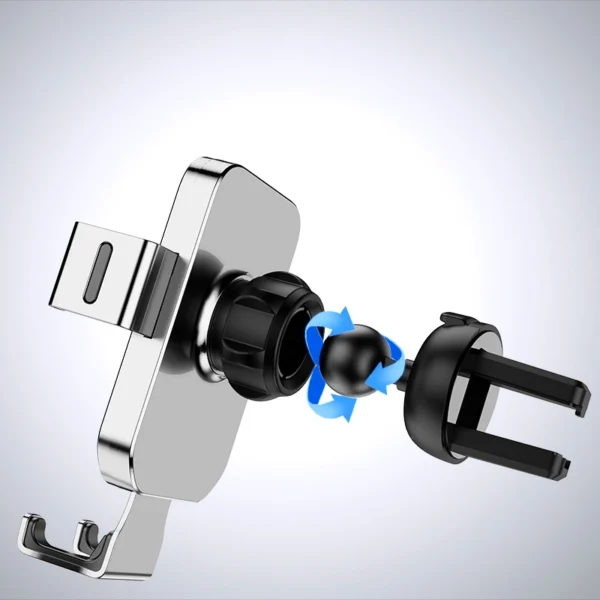 [RETURNED ITEM] Gravity smartphone car holder for air vent silver (YC12)eng