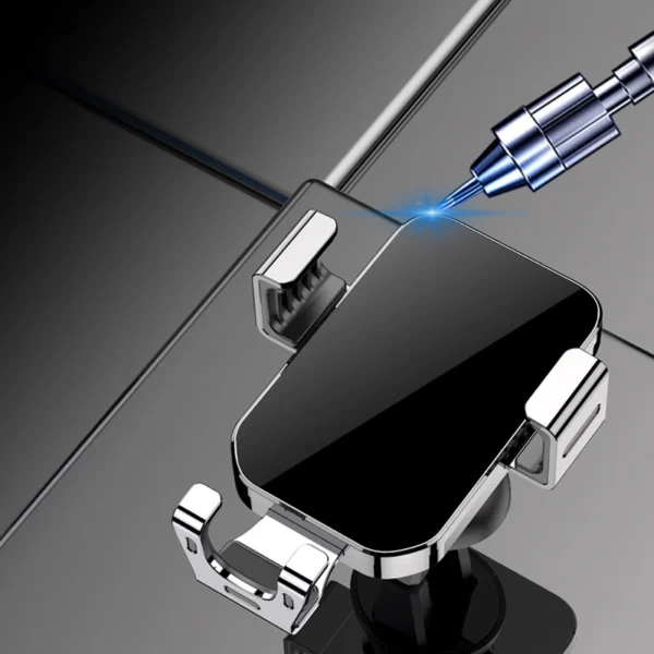 [RETURNED ITEM] Gravity smartphone car holder for air vent silver (YC12)eng