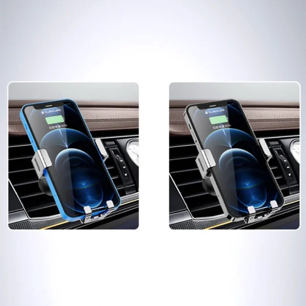 [RETURNED ITEM] Gravity smartphone car holder for air vent silver (YC12)eng