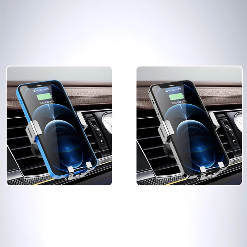 [RETURNED ITEM] Gravity smartphone car holder for air vent silver (YC12)eng