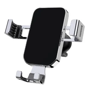 [RETURNED ITEM] Gravity smartphone car holder for air vent silver (YC12)eng