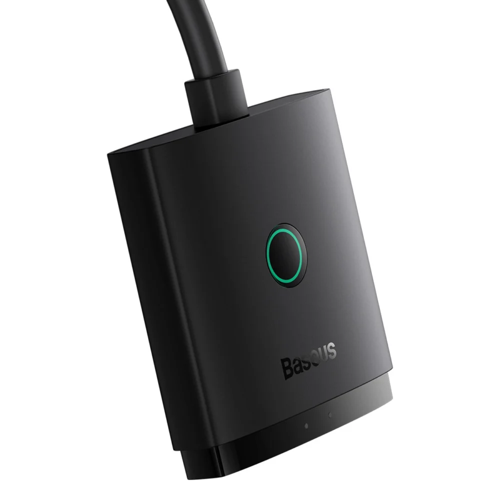 Baseus AirJoy 2in1 4K 60Hz bi-directional HDMI adapter with built-in 1m cable - blackeng