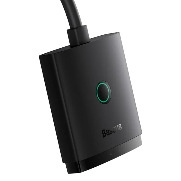 Baseus AirJoy 2in1 4K 60Hz bi-directional HDMI adapter with built-in 1m cable - blackeng