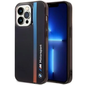 Case BMW BMHCP14L22HVGV iPhone 14 Pro 6.1" black/black IML Tricolor Stripeeng
