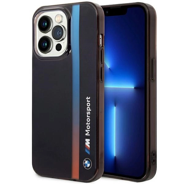 Case BMW BMHCP14L22HVGV iPhone 14 Pro 6.1" black/black IML Tricolor Stripeeng