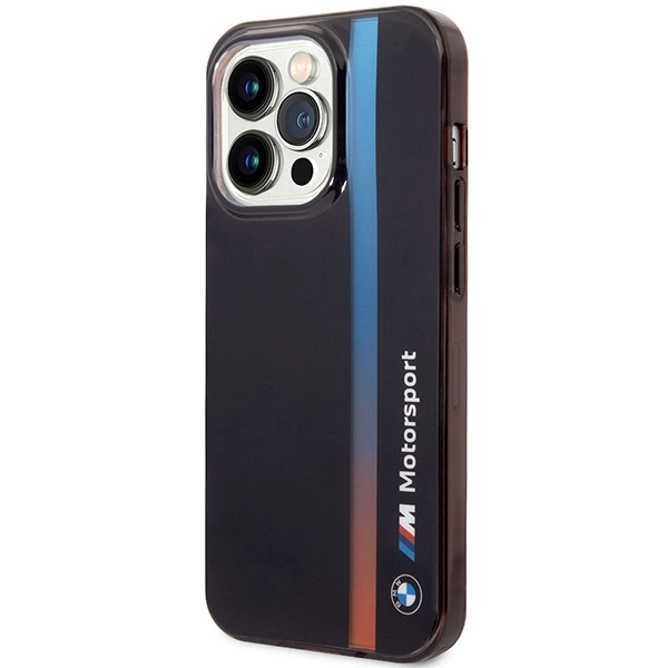 Case BMW BMHCP14L22HVGV iPhone 14 Pro 6.1" black/black IML Tricolor Stripeeng
