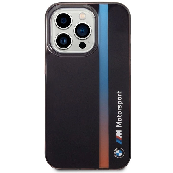 Case BMW BMHCP14L22HVGV iPhone 14 Pro 6.1" black/black IML Tricolor Stripeeng