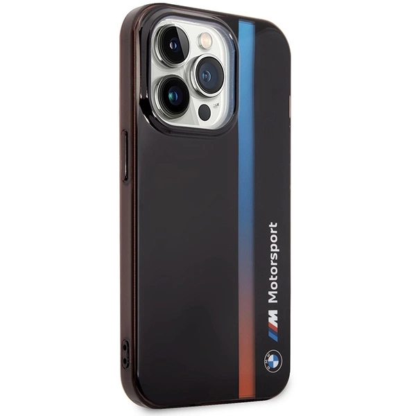 Case BMW BMHCP14L22HVGV iPhone 14 Pro 6.1" black/black IML Tricolor Stripeeng
