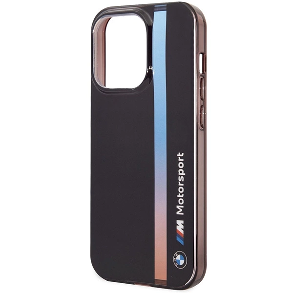 Case BMW BMHCP14L22HVGV iPhone 14 Pro 6.1" black/black IML Tricolor Stripeeng