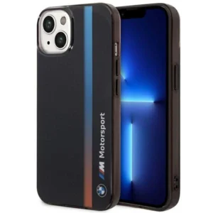 Case BMW BMHCP14S22HVGV iPhone 14 6.1" black/black IML Tricolor Stripeeng