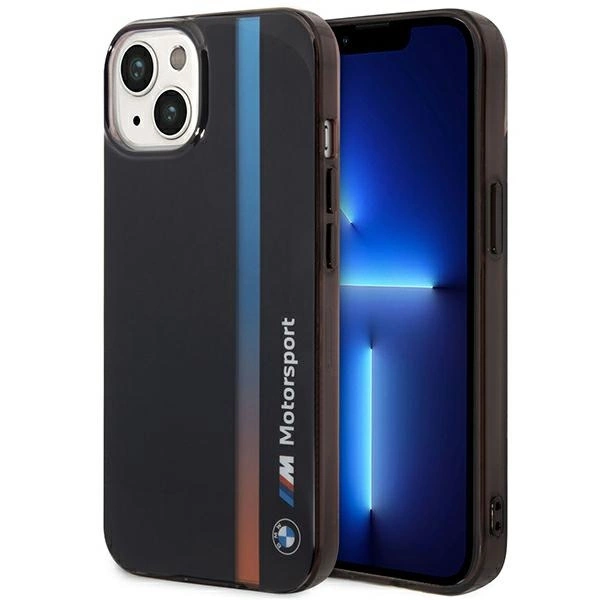 Case BMW BMHCP14S22HVGV iPhone 14 6.1" black/black IML Tricolor Stripeeng