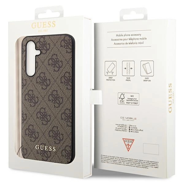 Guess 4G Charms Collection Case for Samsung Galaxy A54 5G - Browneng