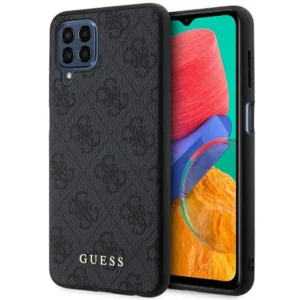 Guess GUHCSM33G4GFGR M33 5G M336 grey/grey hard case 4G Metal Gold Logoeng