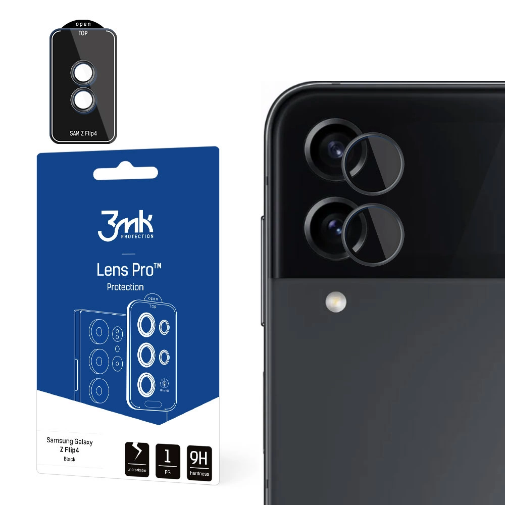 3mk Lens Protection Pro Camera Cover for Samsung Galaxy Z Flip 4 - Blackeng