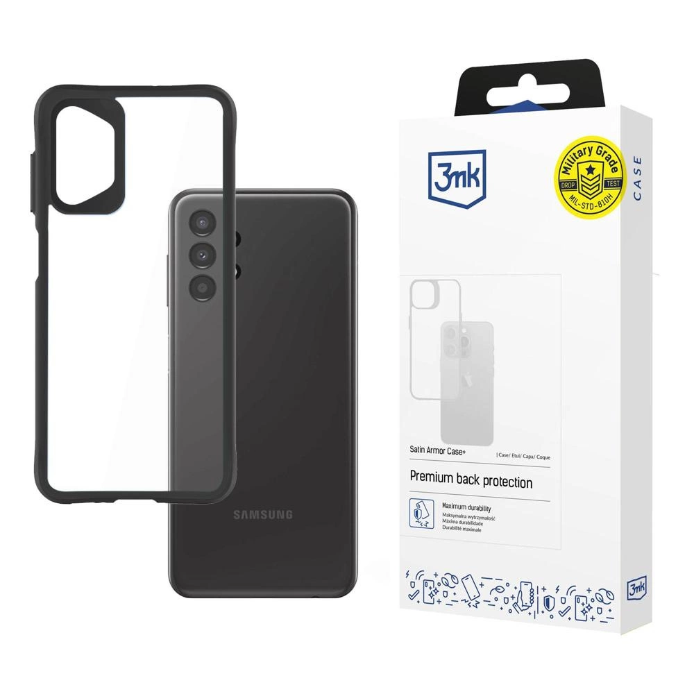 3mk Satin Armor Case+ for Samsung Galaxy A13 4G / 5G / A04 / A04s - transparenteng