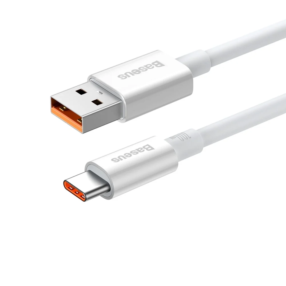 [RETURNED ITEM] Baseus Superior Series Fast Charging Cable USB-A - USB-C 100W 480Mbps 2m whiteeng