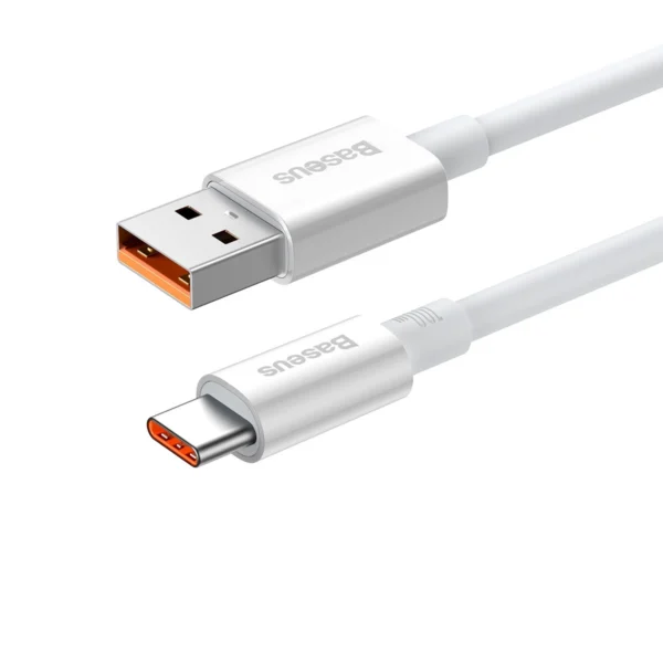 [RETURNED ITEM] Baseus Superior Series Fast Charging Cable USB-A - USB-C 100W 480Mbps 2m whiteeng