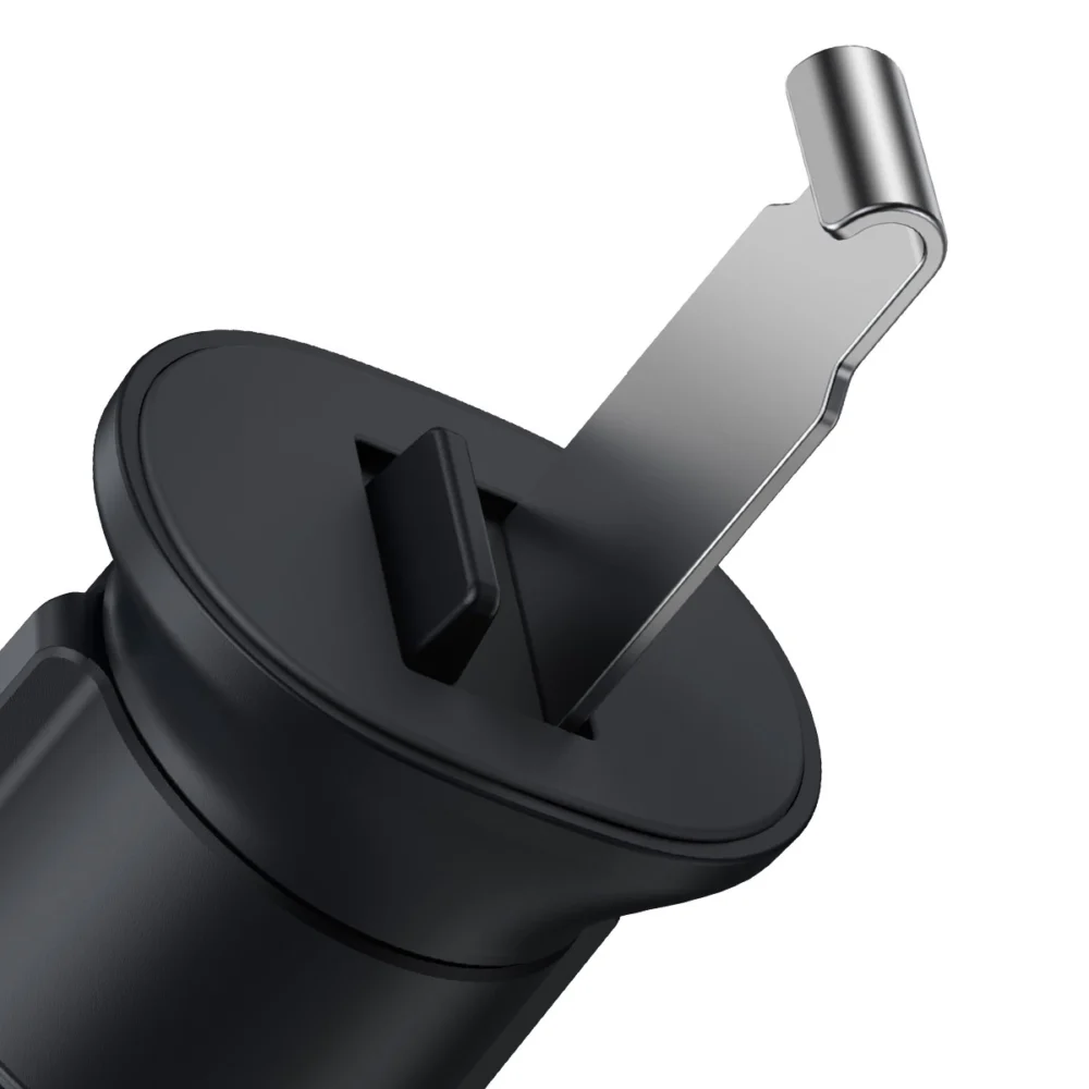 [RETURNED ITEM] Baseus Metal Age II gravitational car phone holder for ventilation grille black (SUJS000001)eng