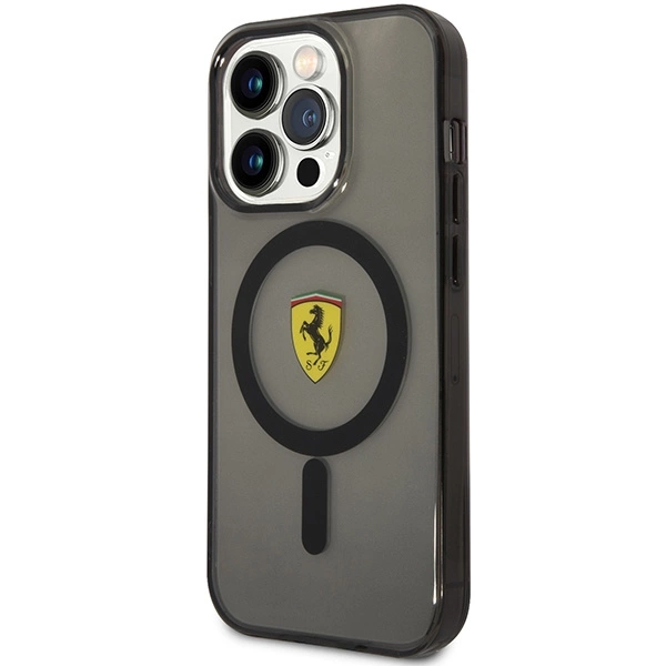 Ferrari FEHMP14LUKK iPhone 14 Pro 6.1" black/black hardcase Translucent Magsafeeng