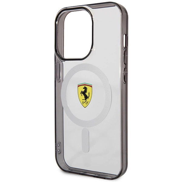 Ferrari FEHMP14LURKT iPhone 14 Pro 6.1" clear/transparent hardcase Outline Magsafeeng