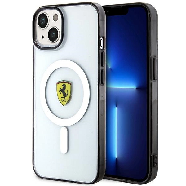 Ferrari FEHMP14MURKT iPhone 14 Plus 6.7" clear/transparent hardcase Outline Magsafeeng