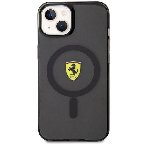 Ferrari FEHMP14SURKK iPhone 14 6.1" black/black hardcase Translucent Magsafeeng