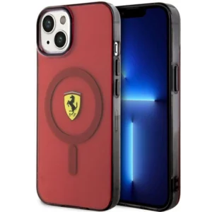 Ferrari FEHMP14SURKR iPhone 14 6.1" red/red hardcase Translucent Magsafeeng