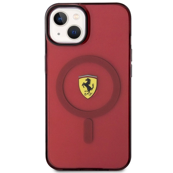 Ferrari FEHMP14SURKR iPhone 14 6.1" red/red hardcase Translucent Magsafeeng